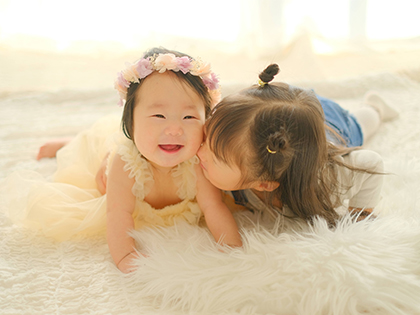 姉妹仲良しフォト
